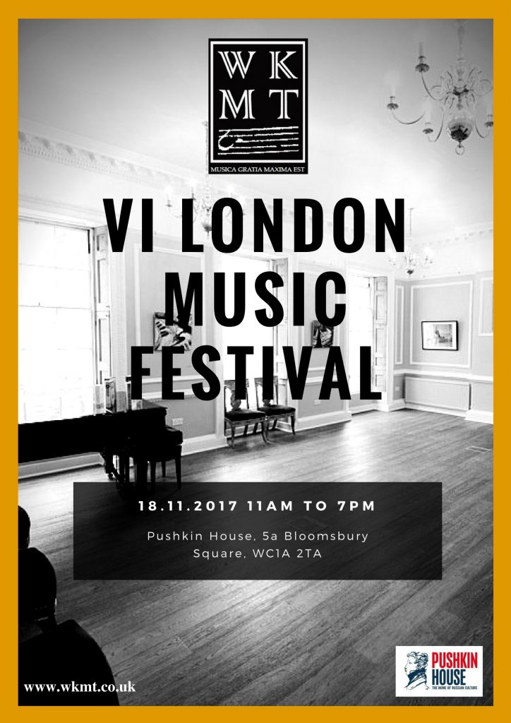 VI WKMT London Music Festival Classical Concerts London